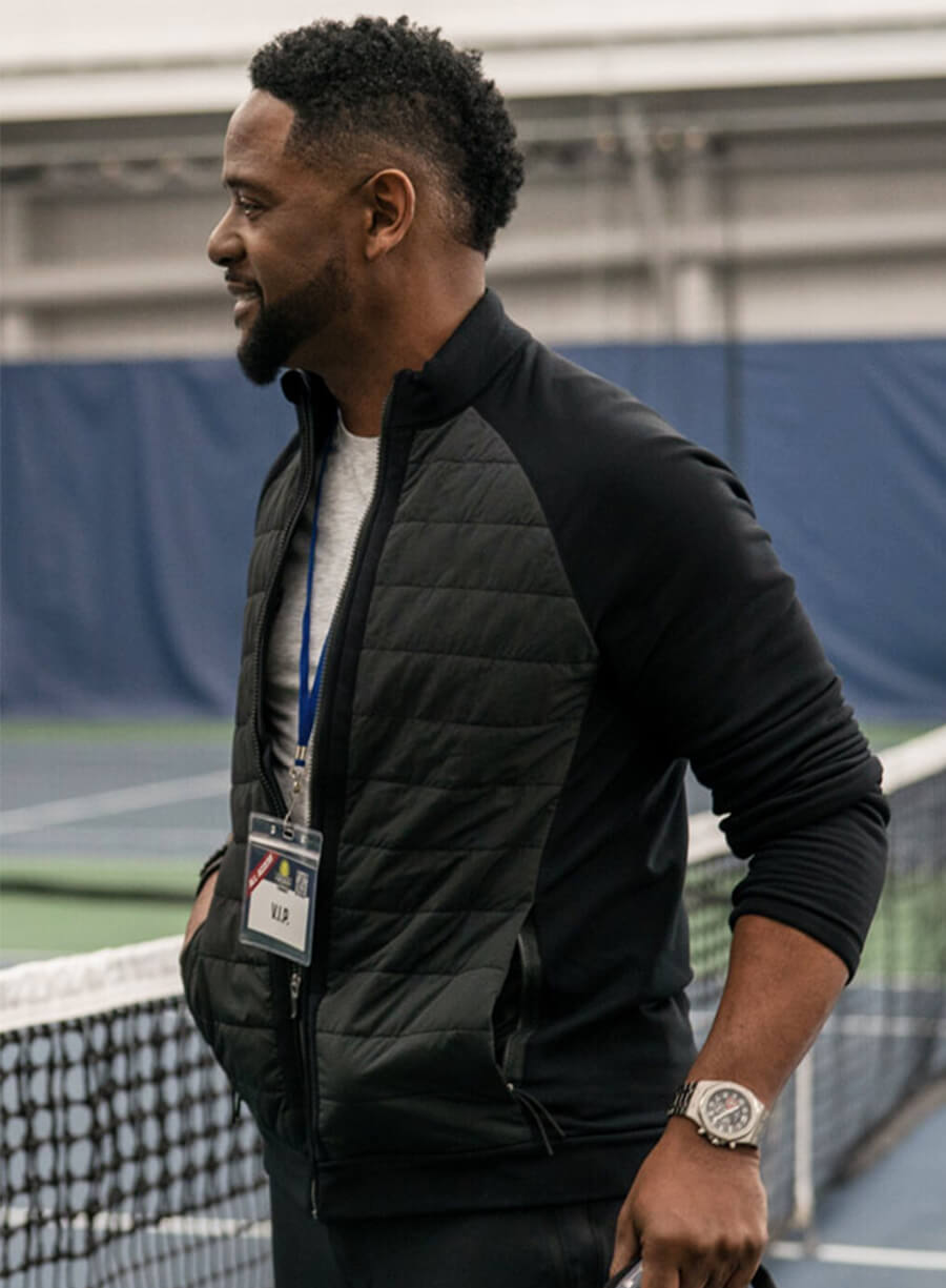 Blair Underwood  Elsbeth Cliff McGrath Jacket