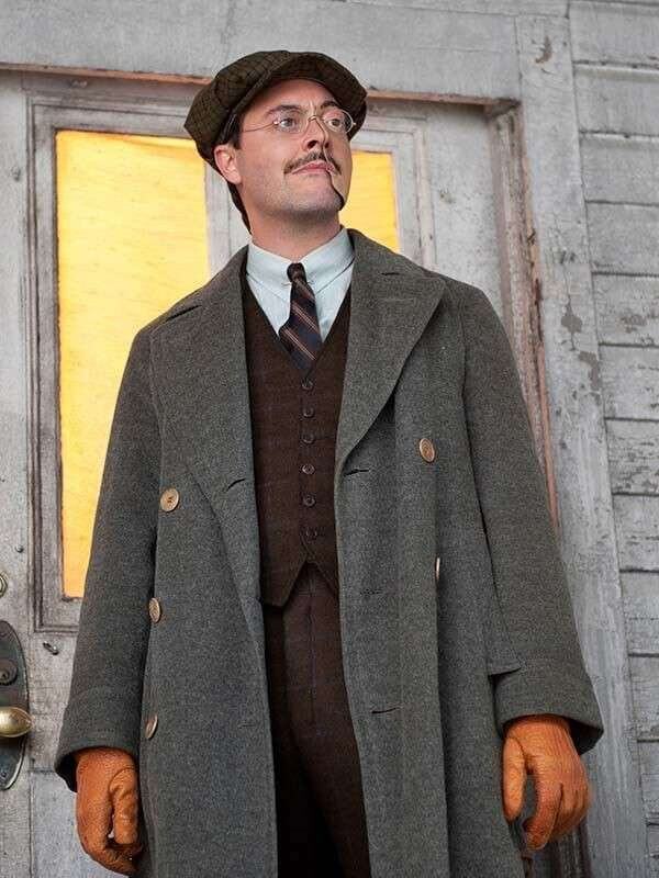 Boardwalk Empire Jack Huston Richard Harrow Grey Coat