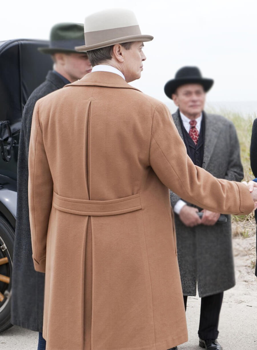 Boardwalk Empire Steve Buscemi Nucky Thompson Brown Coat
