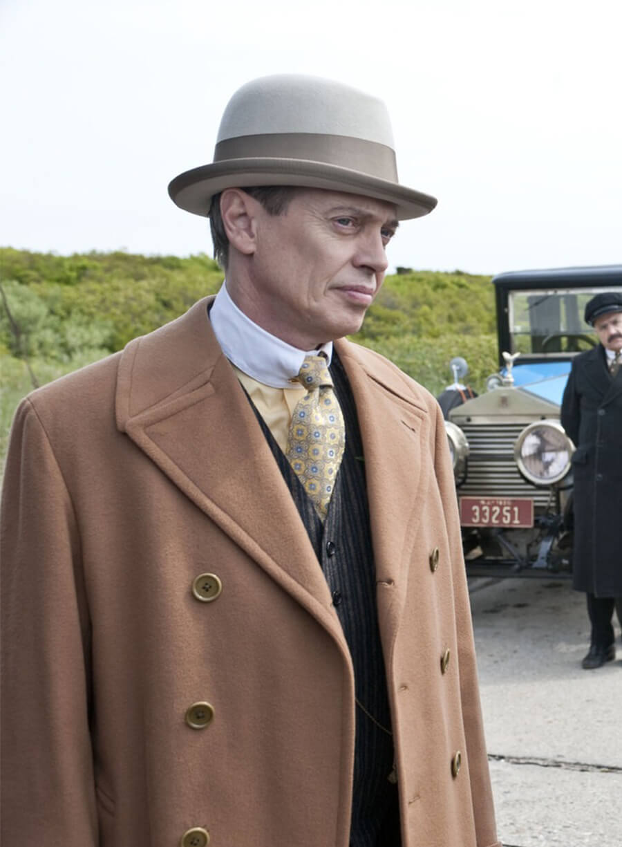 Boardwalk Empire Steve Buscemi Nucky Thompson Brown Coat