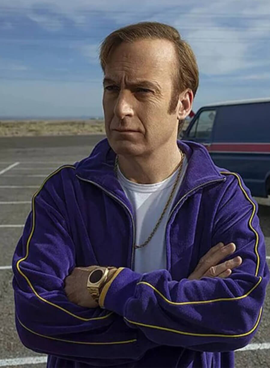 Bob Odenkirk Better Call Saul Jimmy McGill Blue Tracksuit