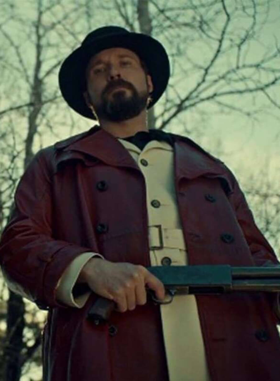 Brad Mann Fargo 2014 Gale Kitchen Leather Coat