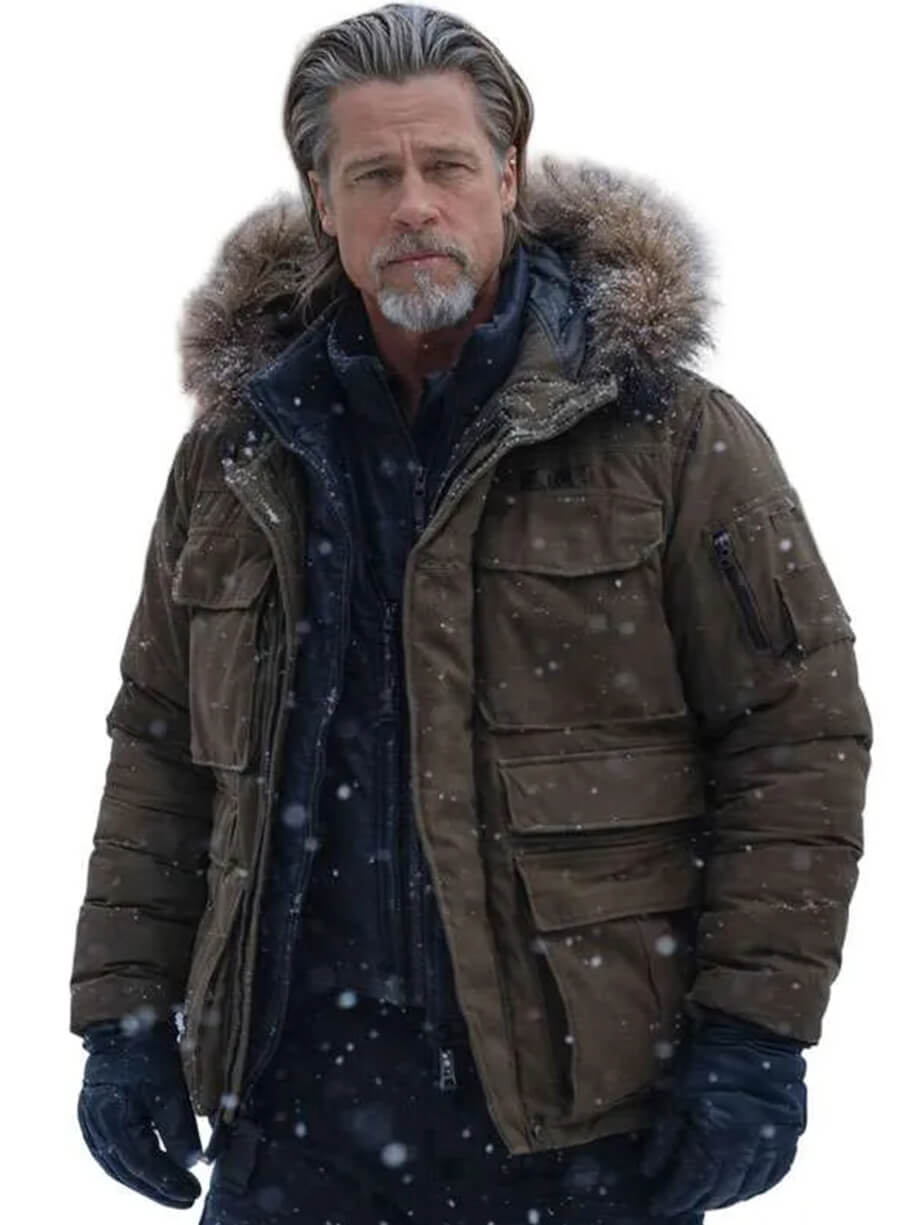 Brad Pitt Heart of the Beast 2026 James Brown Parka Jacket