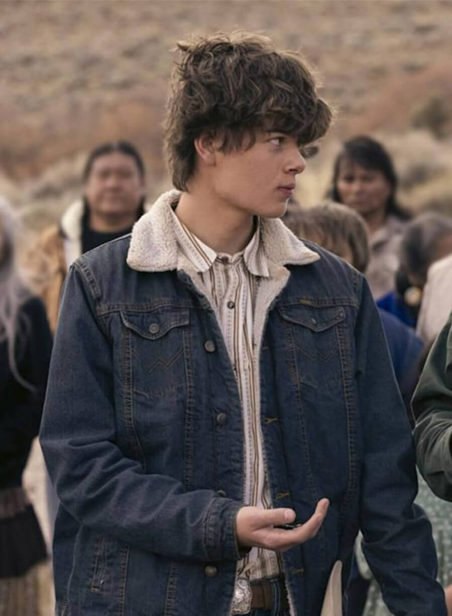 Brecken Merrill Marshals 2026 Tate Dutton Denim Jacket