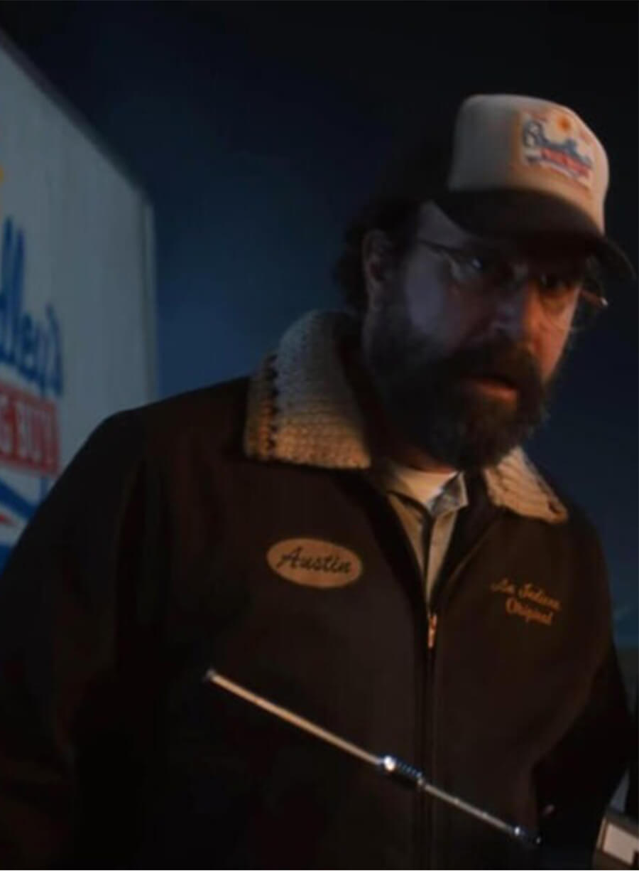 Brett Gelman Stranger Things S05 Murray Bauman Brown Jacket