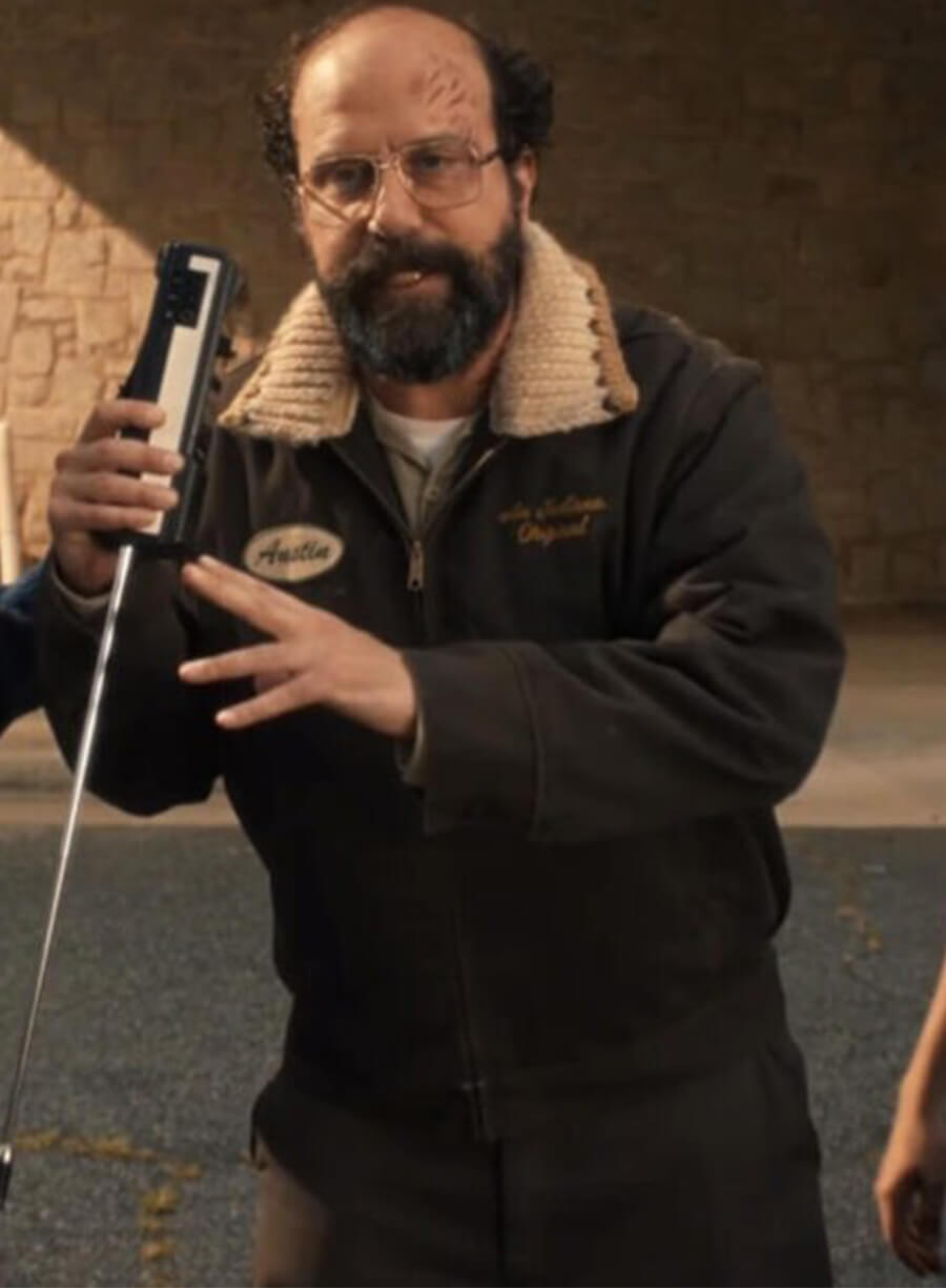Brett Gelman Stranger Things S05 Murray Bauman Brown Jacket