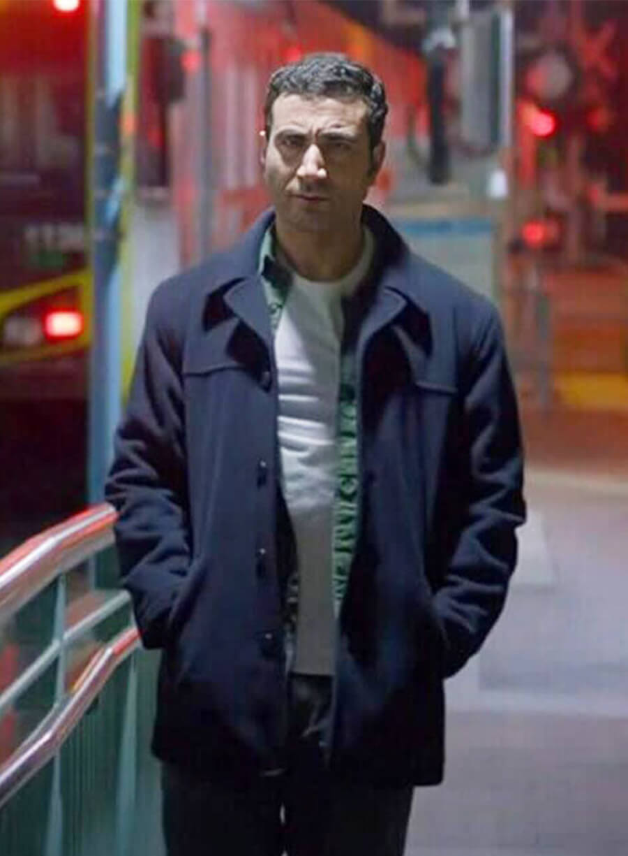 Brett Goldstein Shrinking S02 Louis Black Wool Jacket