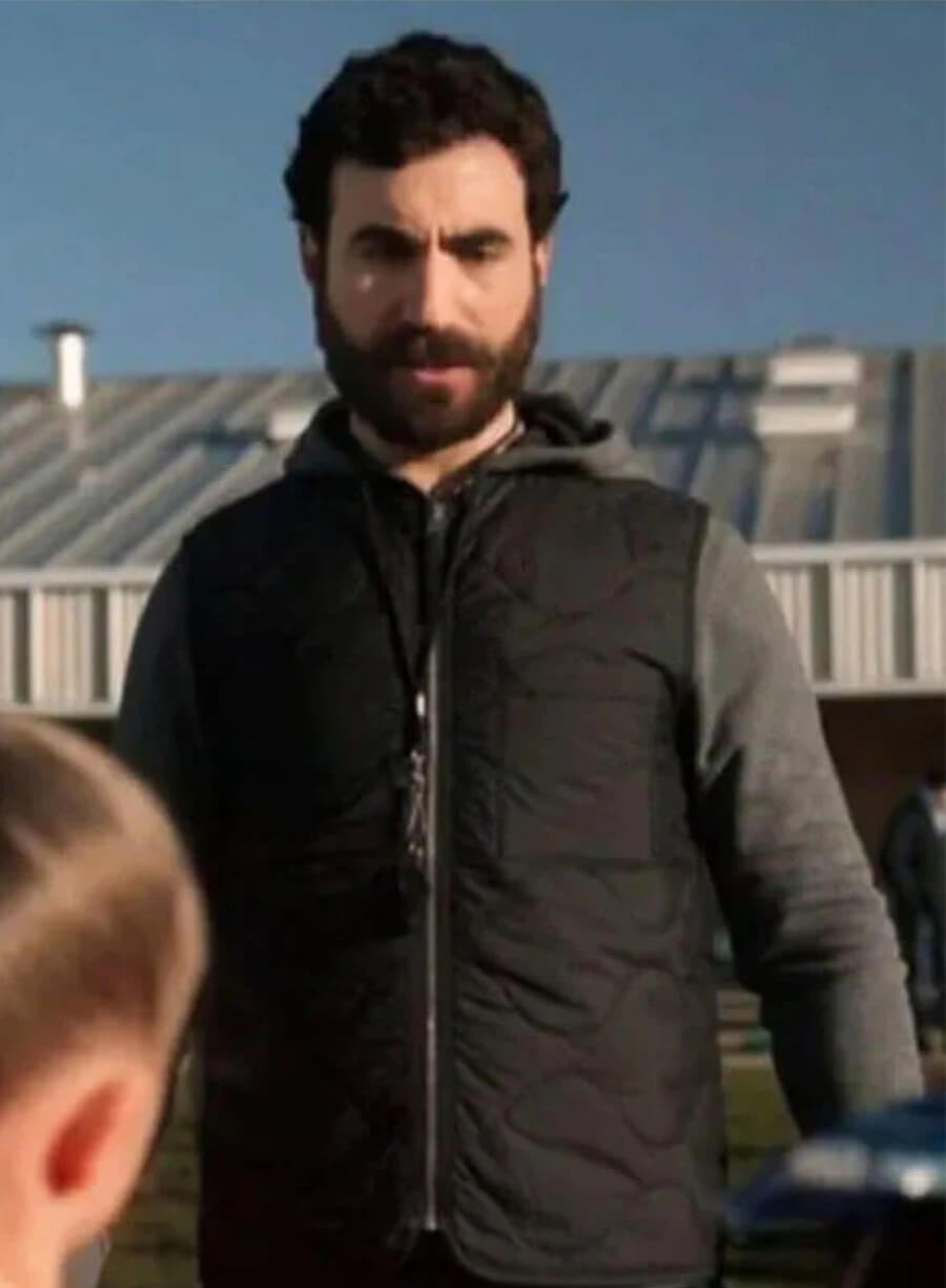Brett Goldstein Ted Lasso S02 Roy Kent Grey Vest