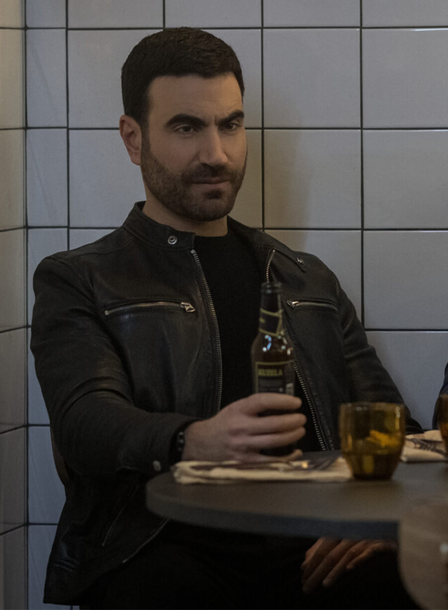Brett Goldstein Ted Lasso S04 Roy Kent Leather Jacket