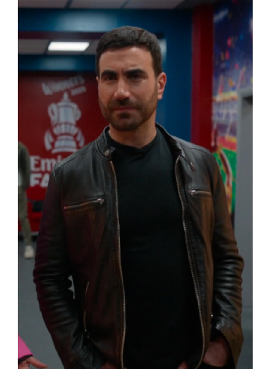 Brett Goldstein Ted Lasso S04 Roy Kent Leather Jacket