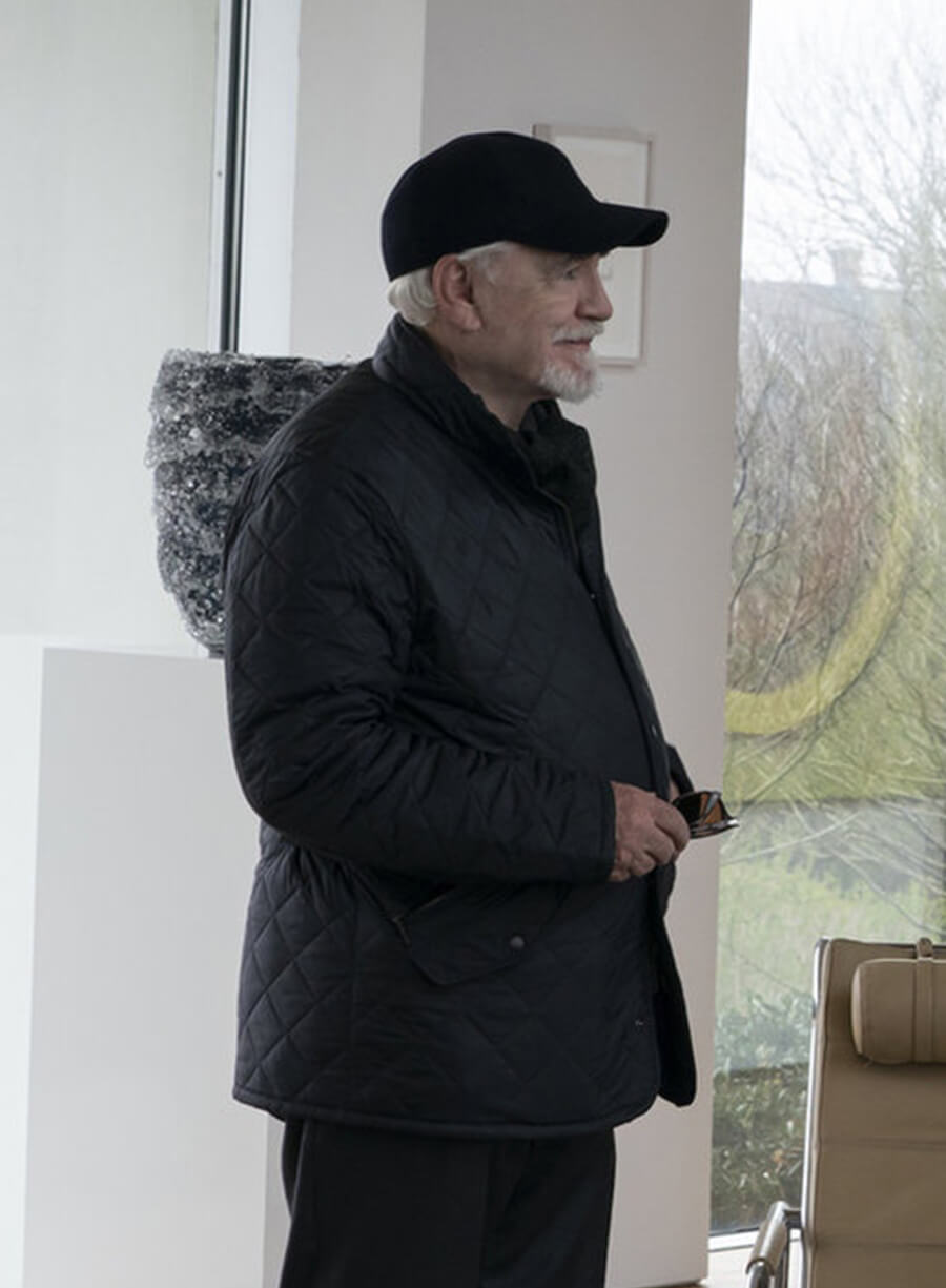 Brian Cox Succession S03 Logan Roy Quilted Jacket