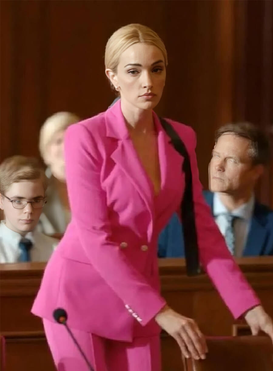 Brianne Howey Ginny & Georgia Miller Pink Blazer