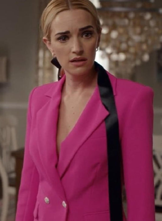 Brianne Howey Ginny & Georgia Miller Pink Blazer