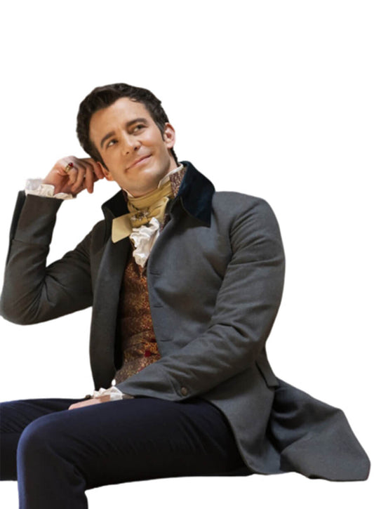 Bridgerton Luke Thompson Benedict Bridgerton Grey Coat