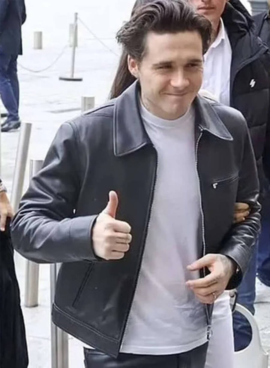 Brooklyn Beckham Leather Jacket