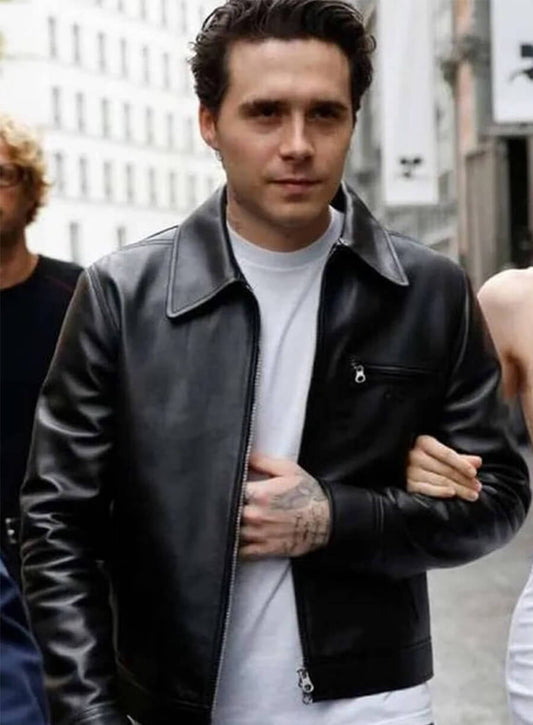 Brooklyn Beckham Leather Jacket