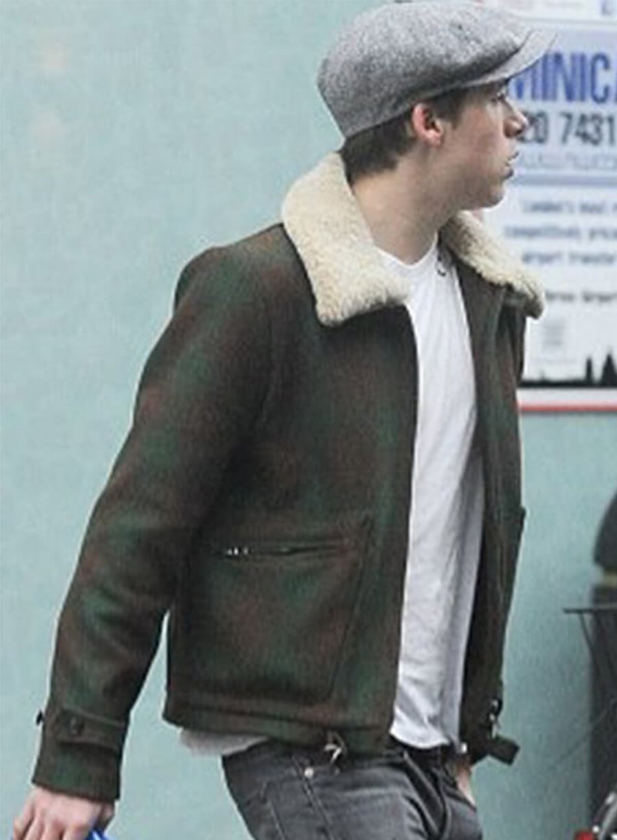 Brooklyn Beckham Wool Fur Jacket
