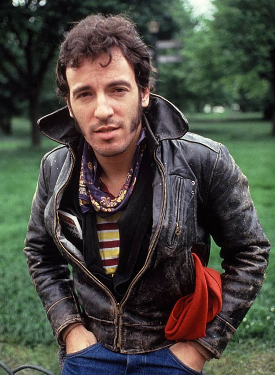 Bruce Springsteen 1982 Brown Leather Jacket