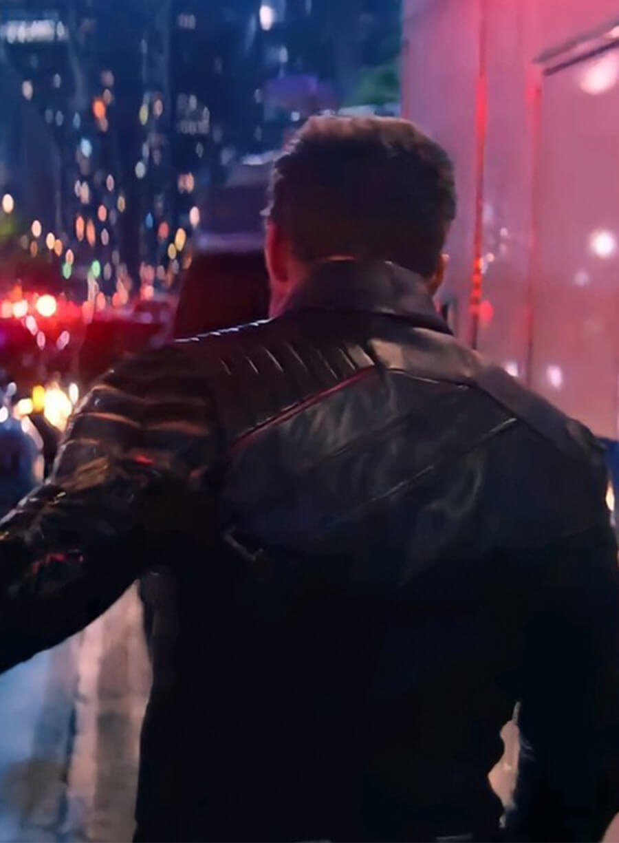 Bucky Barnes The Falcon and the Winter Soldier Leather Costume Jacket