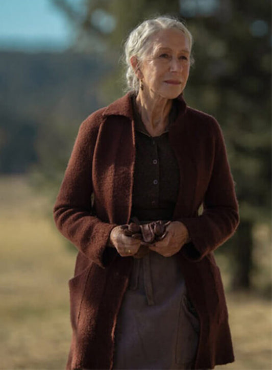 Cara Dutton 1923 Brown Wool Coat