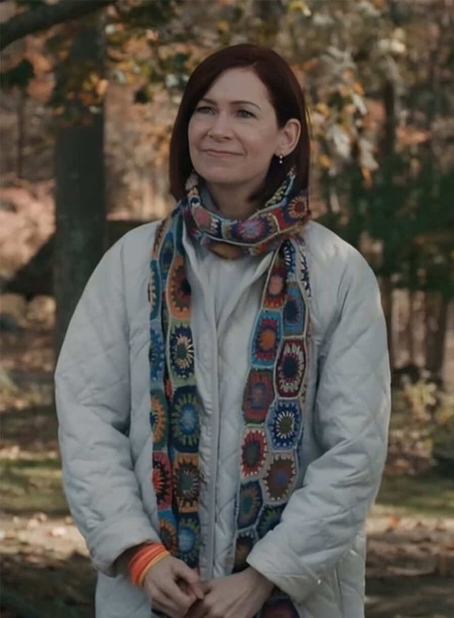 Carrie Preston Elsbeth Kaya Blanke White Quilted Coat