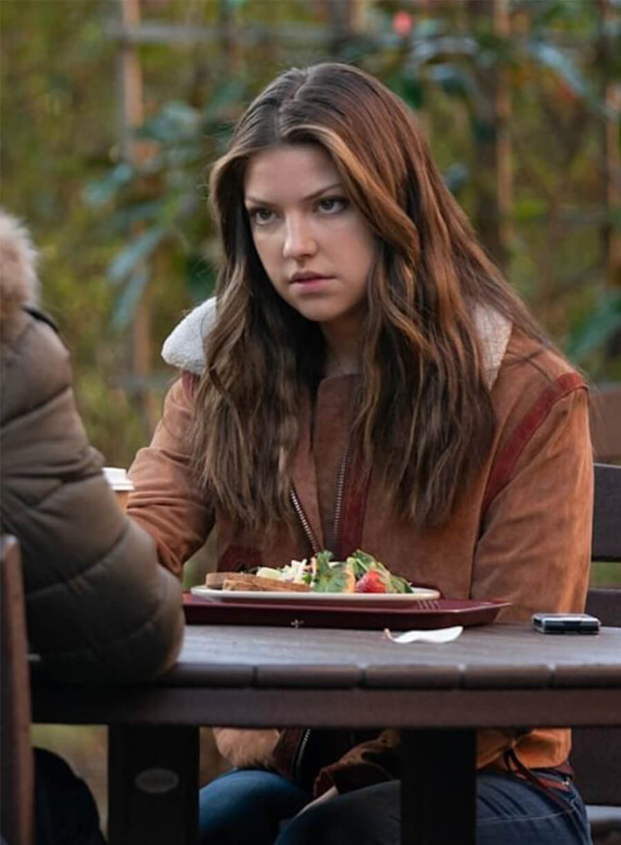Catherine Missal Tell Me Lies S02 Bree Brown Fur Jacket