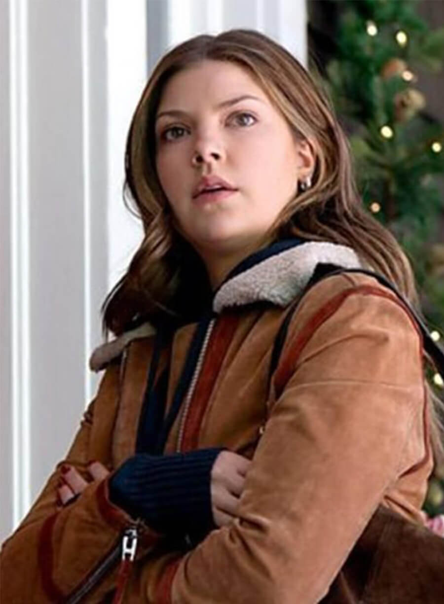 Catherine Missal Tell Me Lies S02 Bree Brown Fur Jacket