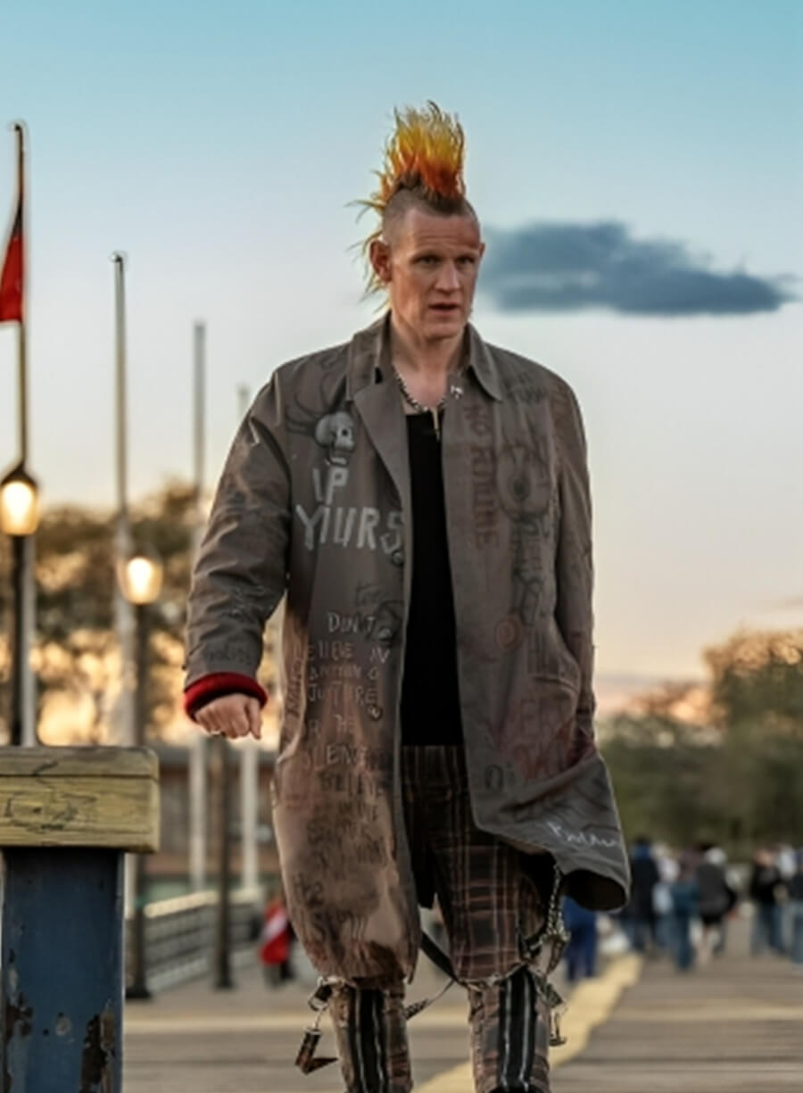 Caught Stealing 2025 Matt Smith Russ Grey Coat