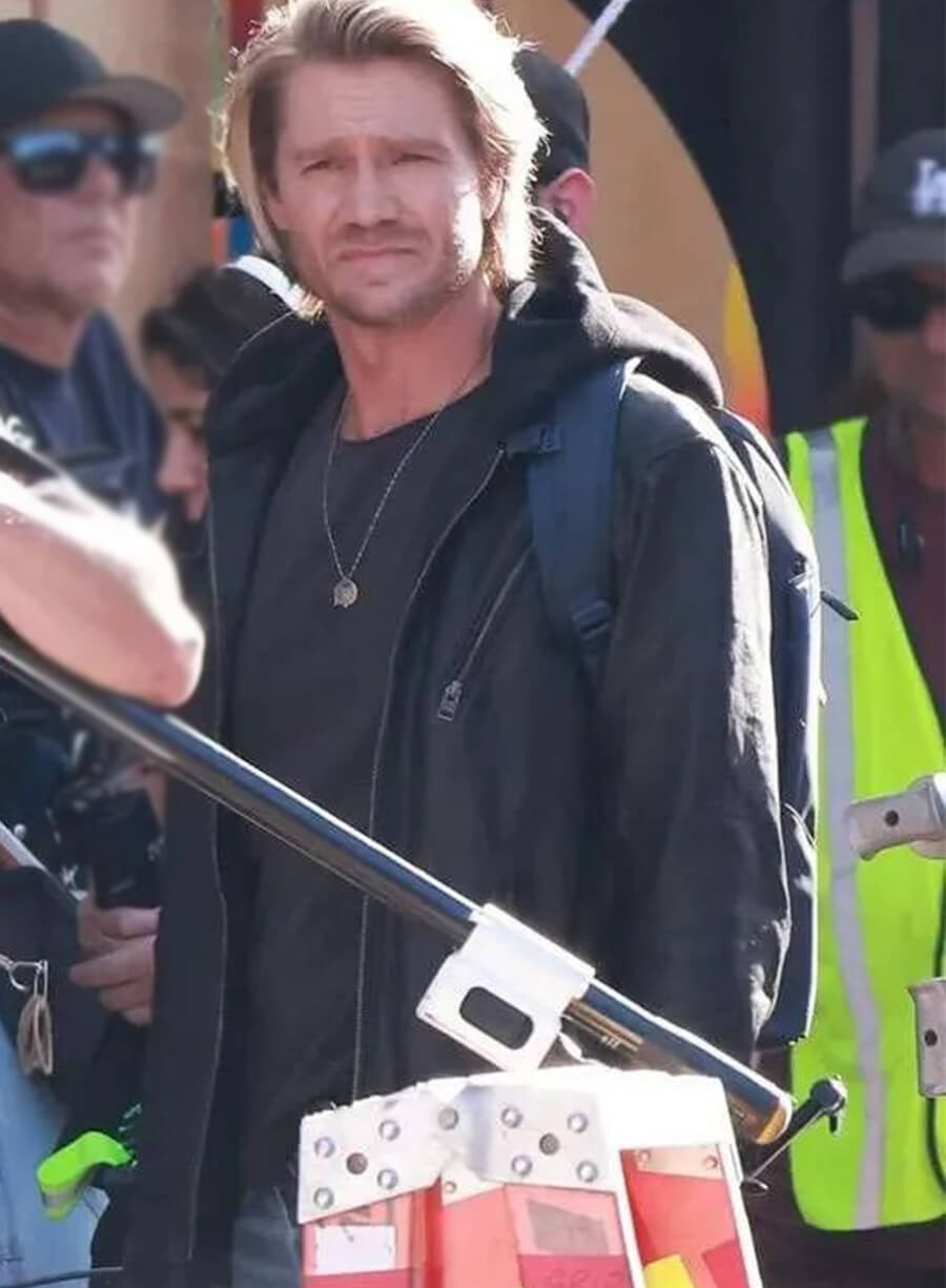 Chad Michael Freakier Friday Jack Hooded Leather Jacket