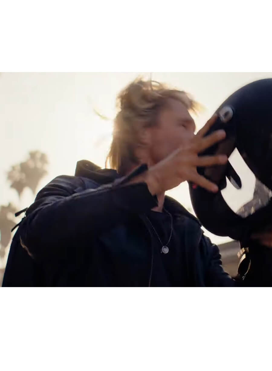 Chad Michael Freakier Friday Jack Hooded Leather Jacket