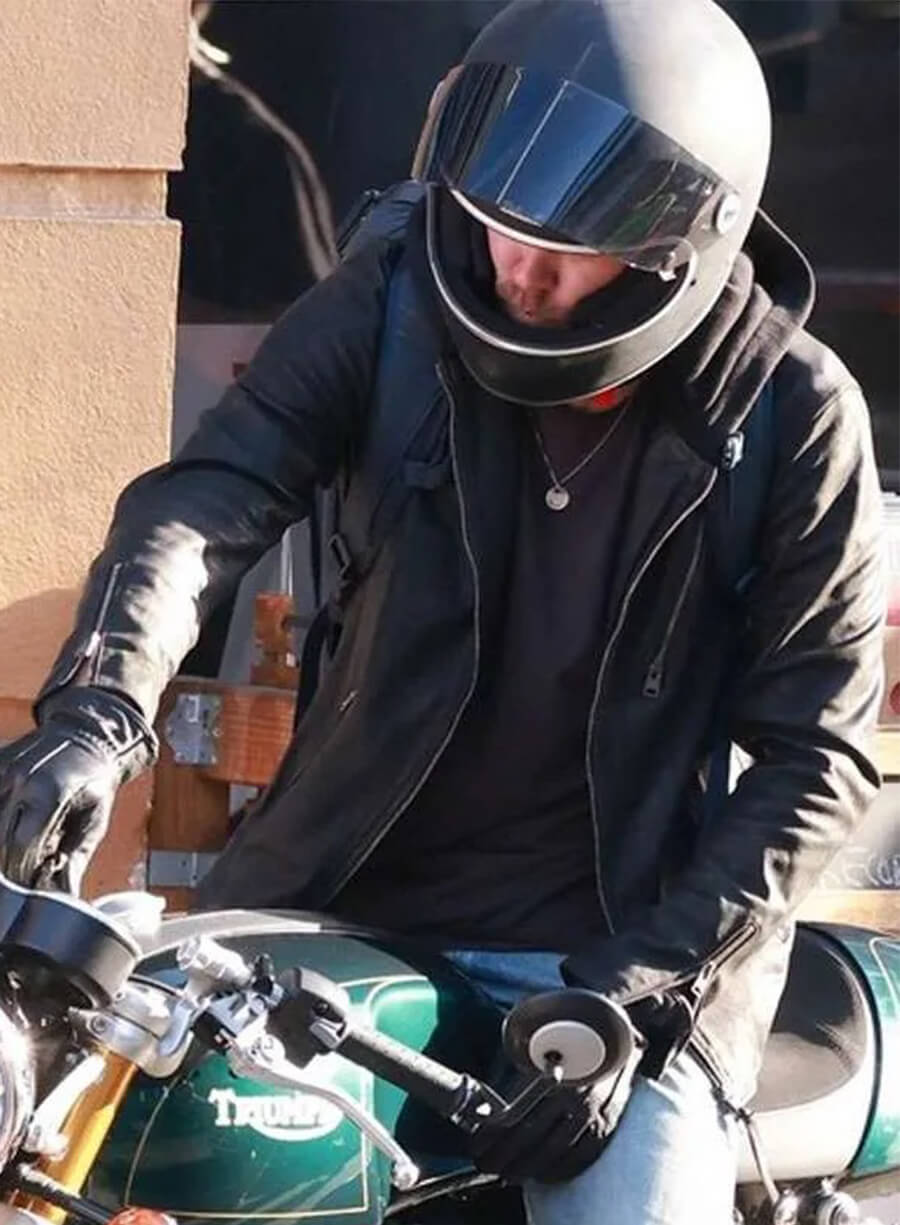 Chad Michael Freakier Friday Jack Hooded Leather Jacket