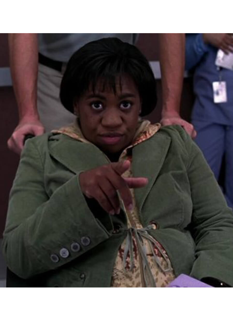 Chandra Wilson Grey's Anatomy Green Coat