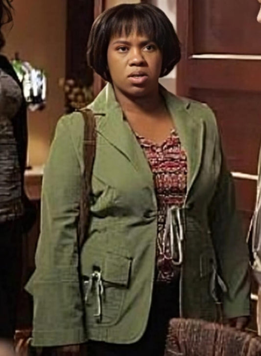 Chandra Wilson Grey's Anatomy Green Coat