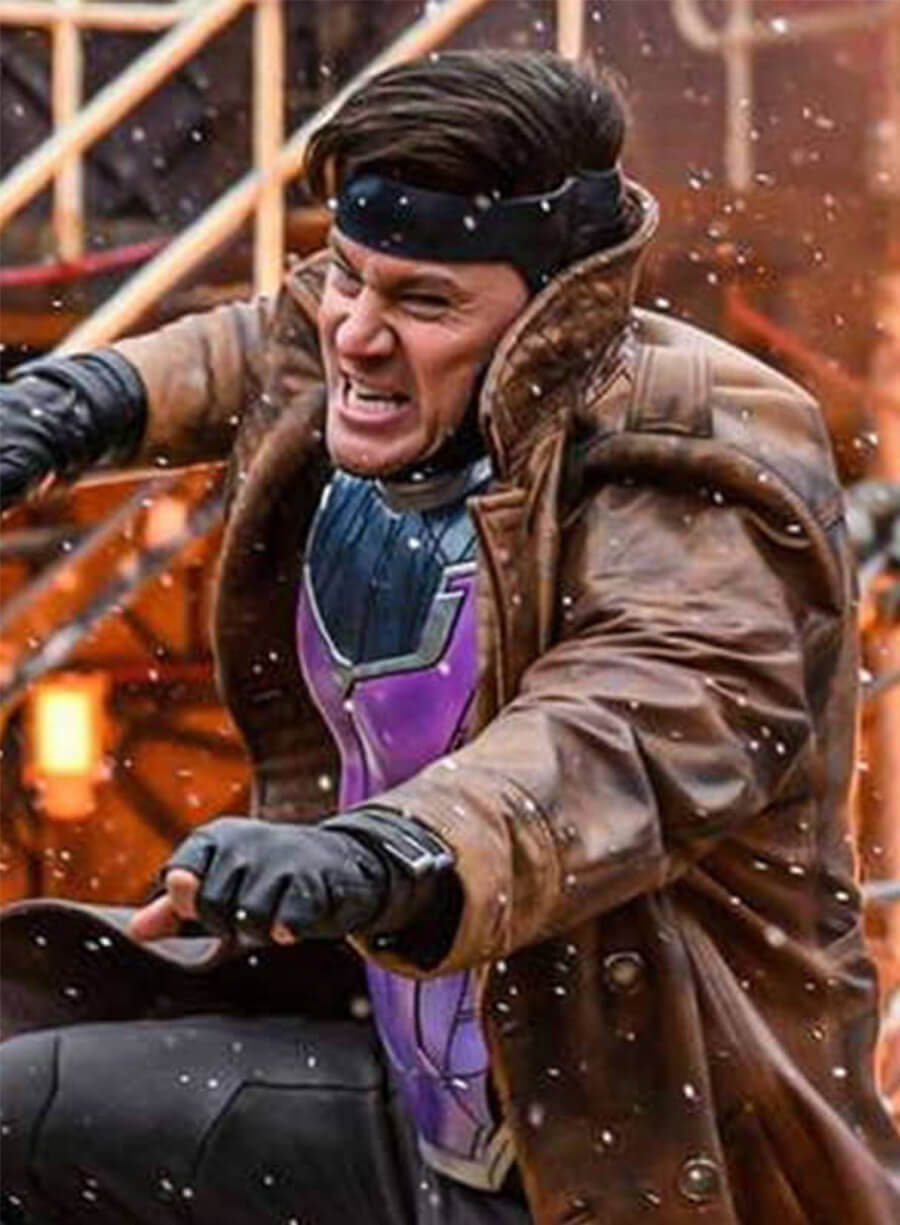 Channing Tatum Avengers: Doomsday Gambit Brown Coat Costume