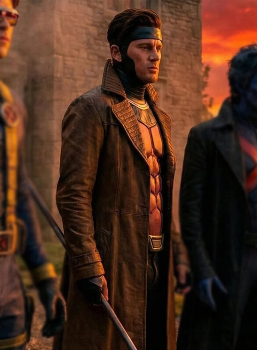 Channing Tatum Avengers: Doomsday Gambit Brown Coat Costume