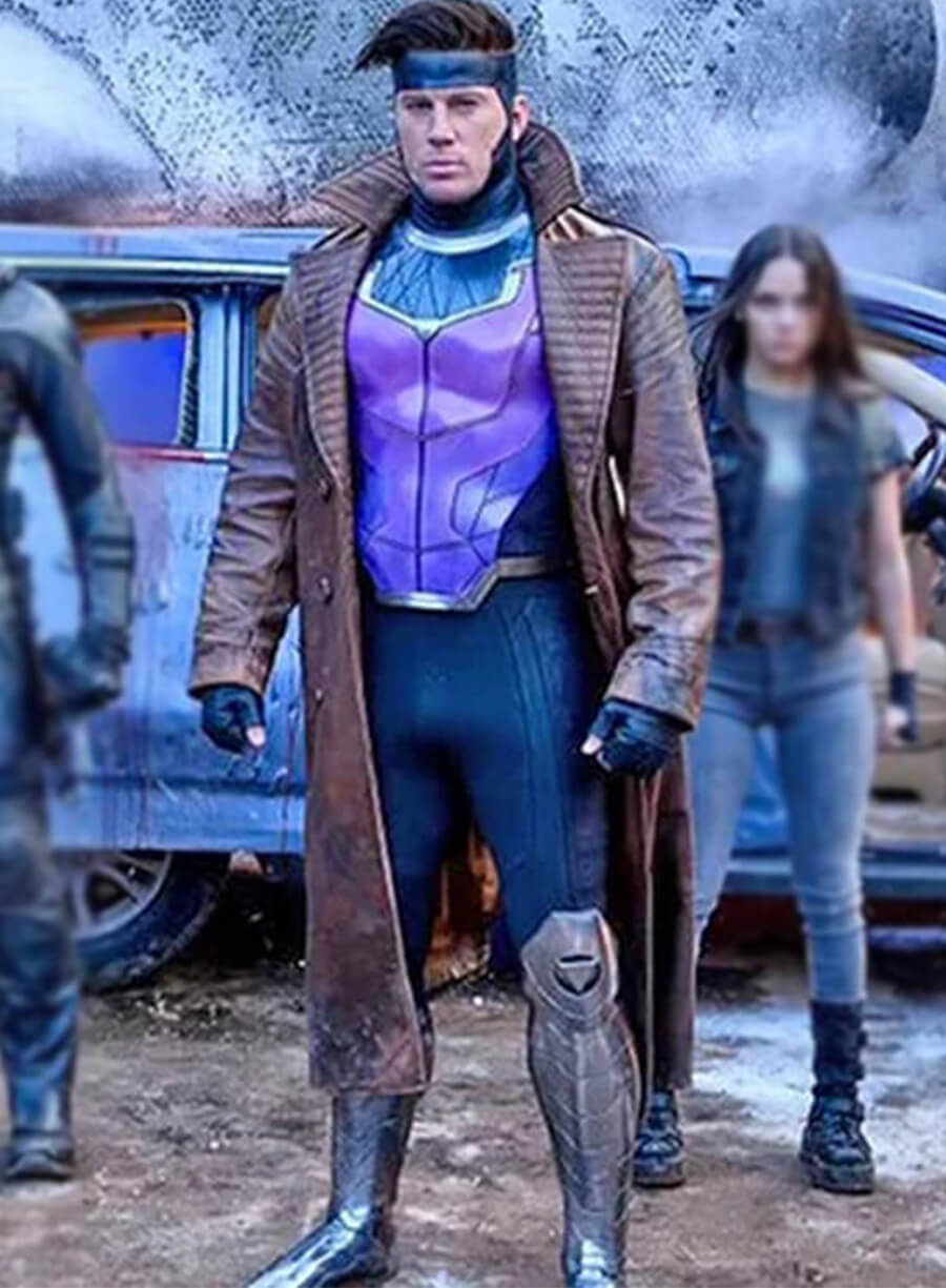 Channing Tatum Avengers: Doomsday Gambit Brown Coat Costume
