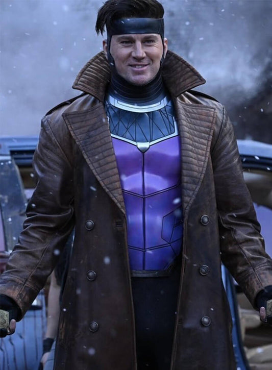 Channing Tatum Avengers: Doomsday Gambit Brown Coat Costume