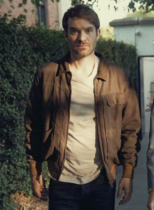 Charlie Cox Kin Michael Kinsella Brown Cotton Jacket 