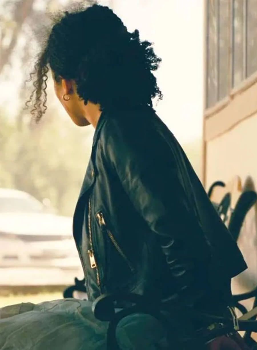 Chase Infiniti One Battle After Another Willa Ferguson Leather Jacket