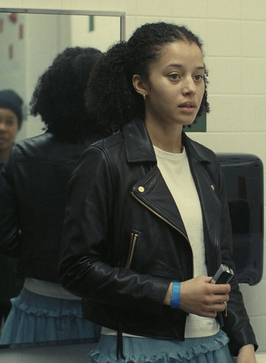Chase Infiniti One Battle After Another Willa Ferguson Leather Jacket