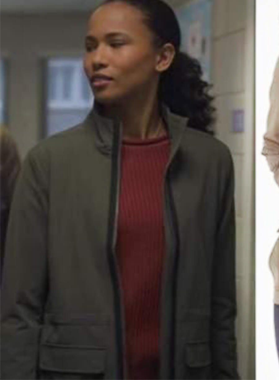 Chelsea Arrington The Night Agent Green Jacket
