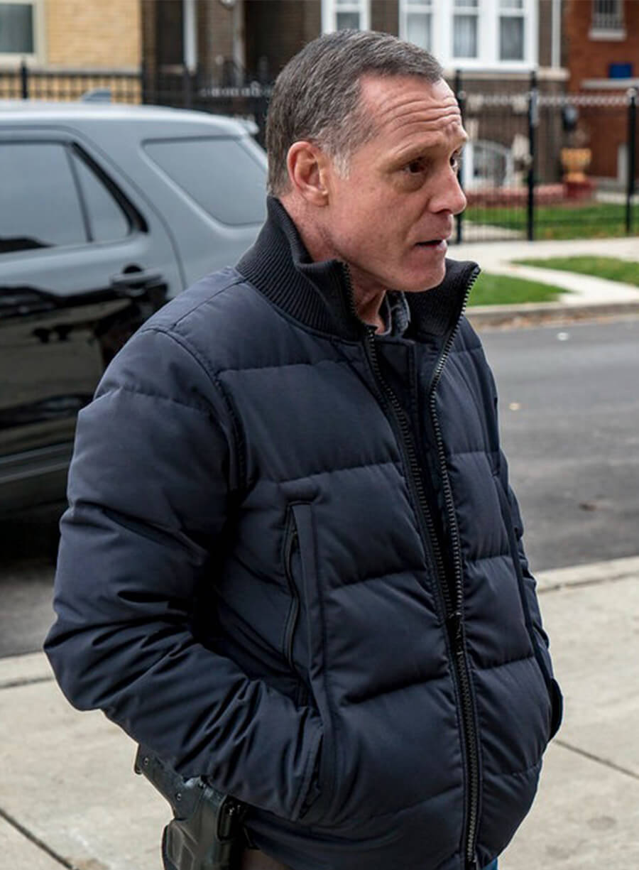 Chicago P.D. Jason Beghe Hank Black Puffer Jacket