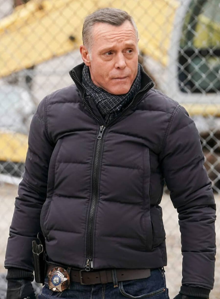 Chicago P.D. Jason Beghe Hank Black Puffer Jacket
