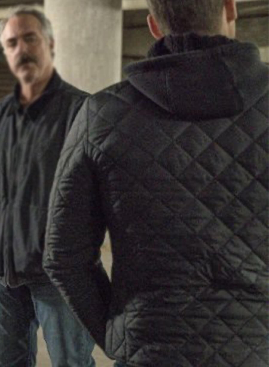 Chicago P.D. Jesse Lee Soffer Jay Halstead Black Quilted Jacket