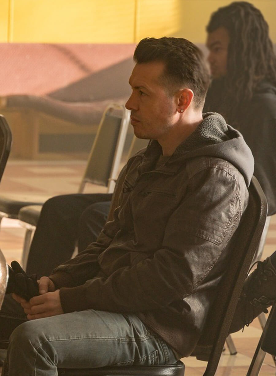 Chicago P.D. Jon Seda Antonio Dawson Hooded Leather Jacket