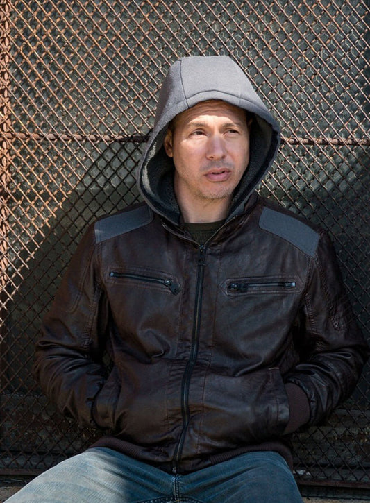 Chicago P.D. Jon Seda Antonio Dawson Hooded Leather Jacket