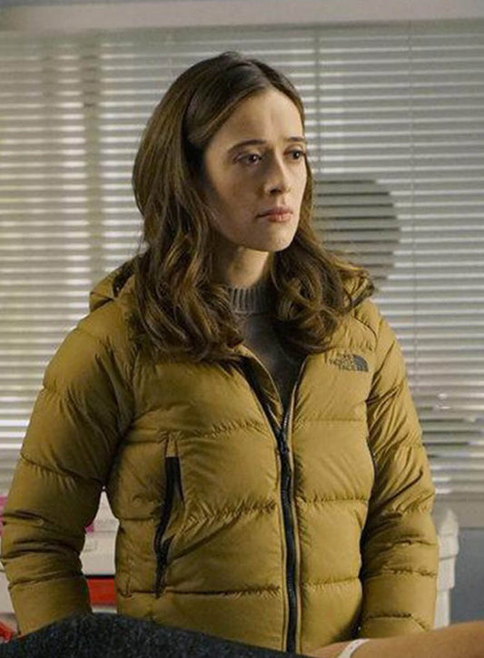 Chicago P.D. Marina Squerciati Kim Burgess Camel Puffer Jacket