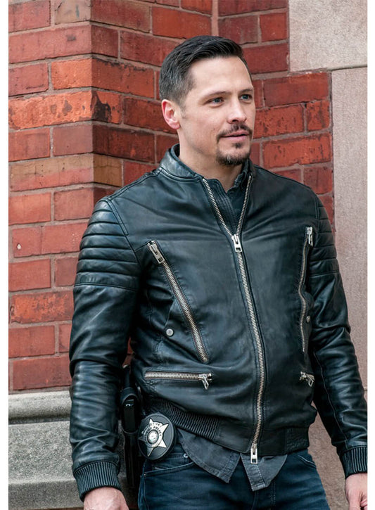 Chicago P.D. Nick Wechsler Kenny Rixton Leather Jacket