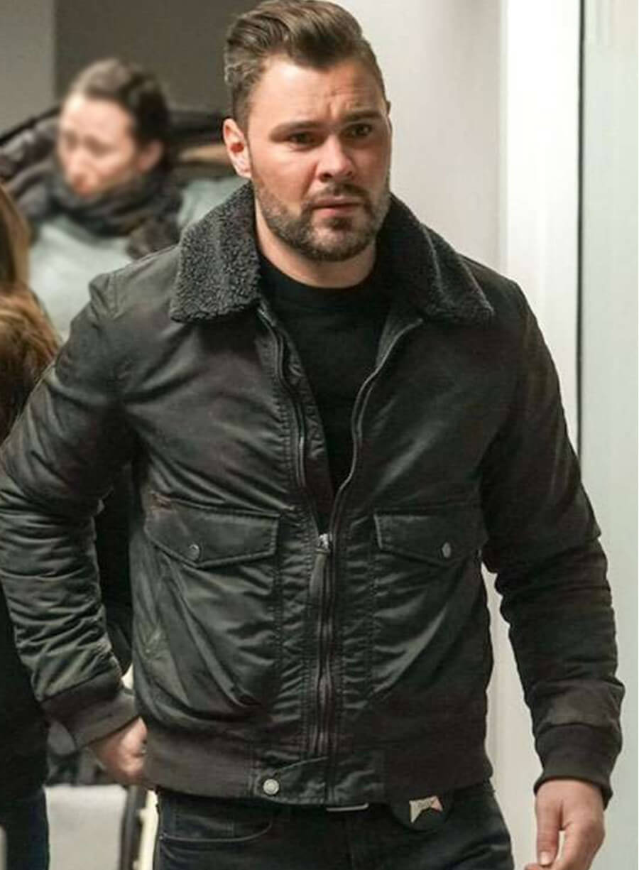Chicago P.D. Patrick John Flueger Adam Black Jacket