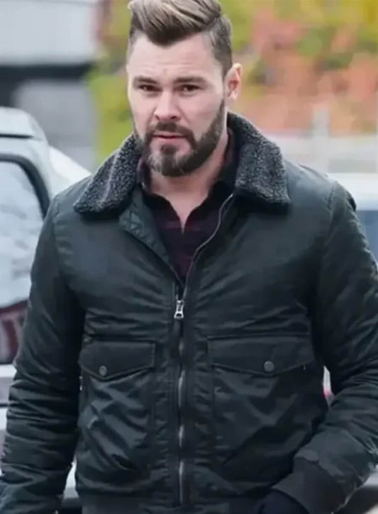 Chicago P.D. Patrick John Flueger Adam Black Jacket